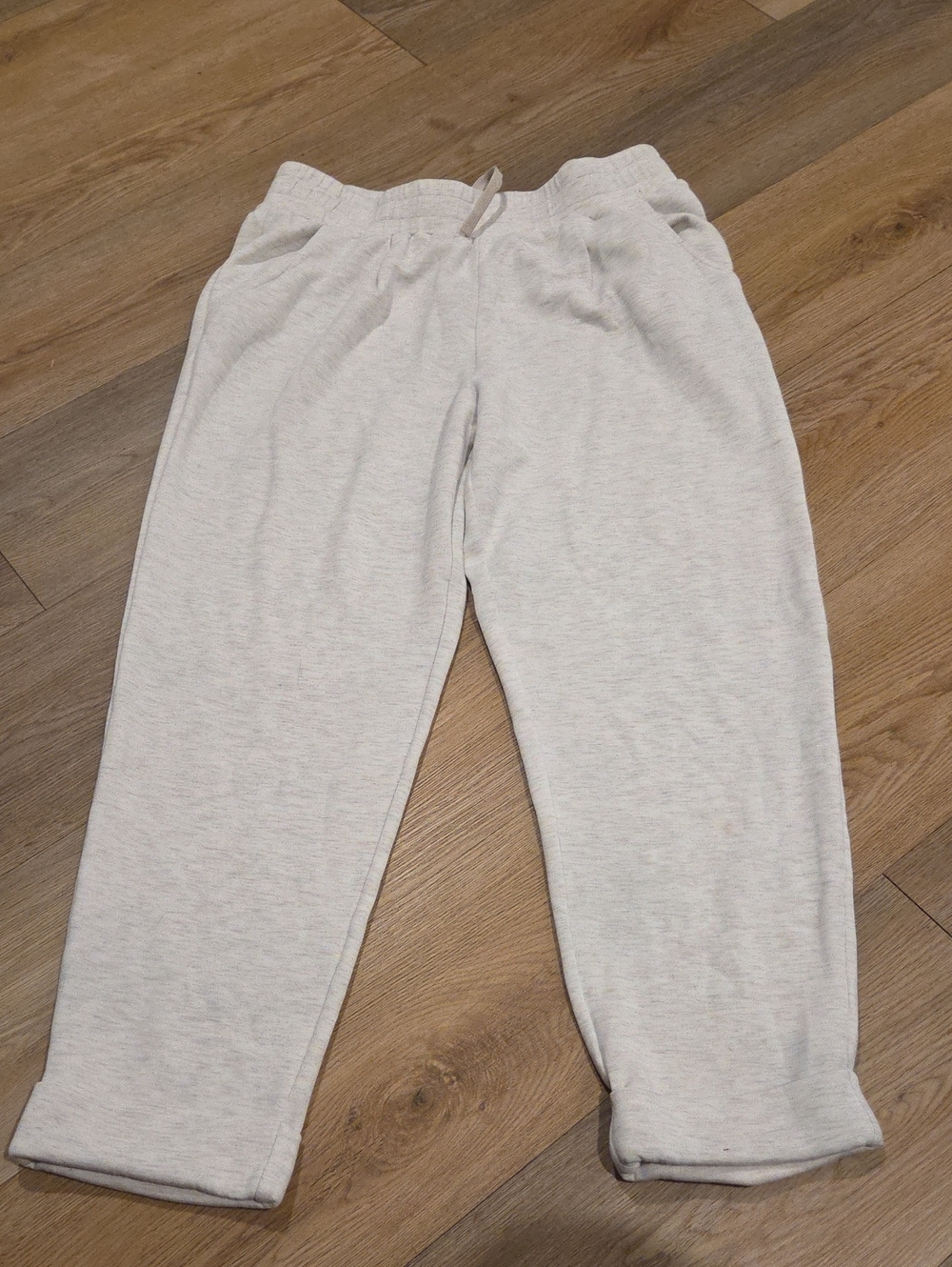 Varley Light Gray Cozy Track Pants